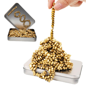 Magnetic Ferrite Putty Rock, More Than 1000 Mini Weak Magnet Smooth Ferrite Pebbles, Small Magnetic Beads Fidget Adults Toys for