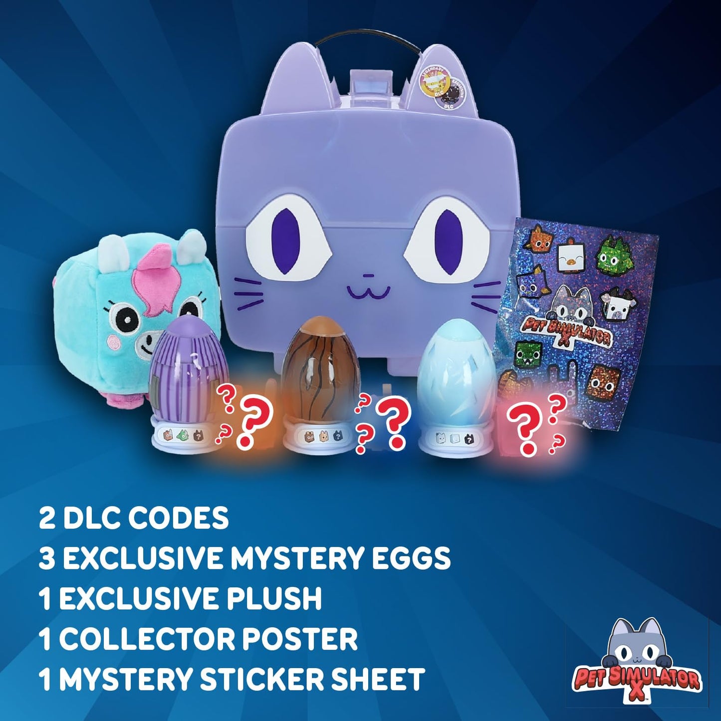 PET Simulator X - Marbled Purple Iridescence Cat Collector Bundle (Mystery Case w/ 8 Items  Series 1) [UCC Distributing limited availability] [Includes DLC]