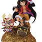 TAMASHII NATIONS One Piece Monkey D. Luffy Figure PVC 7" BAS61512 DAIKAIZOKU HYAKKEI Collectible Statue
