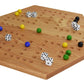 Solid Oak Double Sided Marbles Board Game Wooden 16 Inch By Cauff