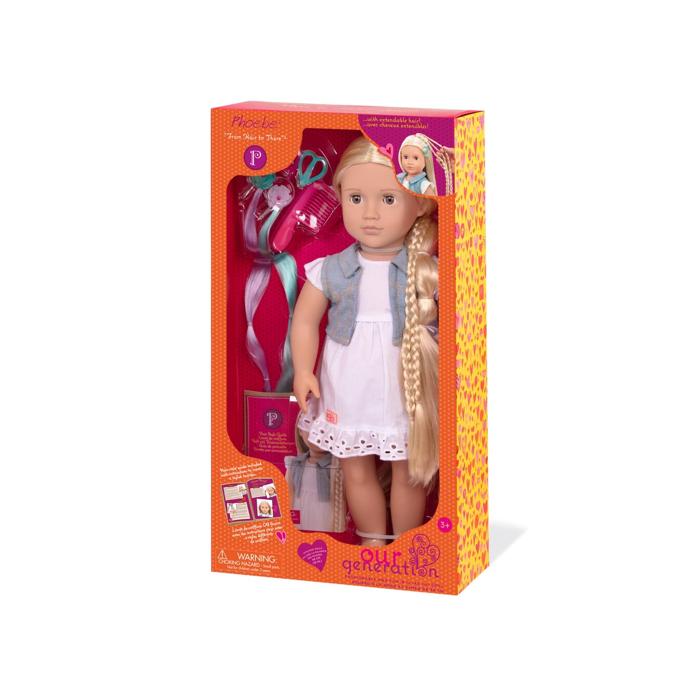 Our Generation Phoebe-Hair Grow Doll 18' Doll