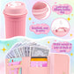 Oisacirg Play Purse For Little Girls, 32Pcs Toddler Purse With Pretend Makeup For Kids, Princess Toys Includes Handbag, Phone, W