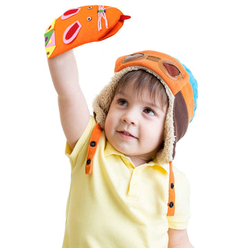 Gejoy 16 Pcs Hand Puppet Making Kit Kids mature-themed Scok Puppet Kit Art Craft Toys DIY with Pompoms Googly Eyes Storytelling Role Play Party Teaching Supplies