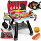 35Pcs Kitchen Toy Set, Bbq Grill Playset, Little Chef Play, Interactive Cooking Set For Kids - Christmas Birthday Gift For Boys 