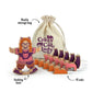 Genuine Fred Crazy CAT Lady Wooden Balance Game, Medium, Assorted Colors, Model 5287554