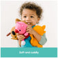 Sago Mini Plush Gift Pack, 4 Stuffed Animals With Transforming Cardboard Playhouse, Pretend Play Kids Toys For Boys & Girls Ages 3 And Up