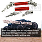 RCMYou Drive Shaft CVD Axles for 1/10 Arrma Big Rock V3 3S BLX 4x4 4WD,4Pcs RC Upgrades Parts,Front Rear Driveshafts for New Big