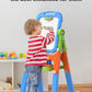 Yohoolyo Kids Easel Standing Art Easel For Kids, Double Sided Magnetic Chalkboard Whiteboard Dry Eraser Board Great Gift For Girls And Boys