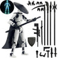 Pkghokids Already Assembled T13 Action Figure Accessories,Dummy 13 T13 Multi-Jointed Movable 3D Printed Toys (Luminous)