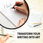 SpiceBox Creative Hand Lettering Kit, Learn Calligraphy Set with Workbook, Creative Simple Modern Letter Writing, Arts and Craft