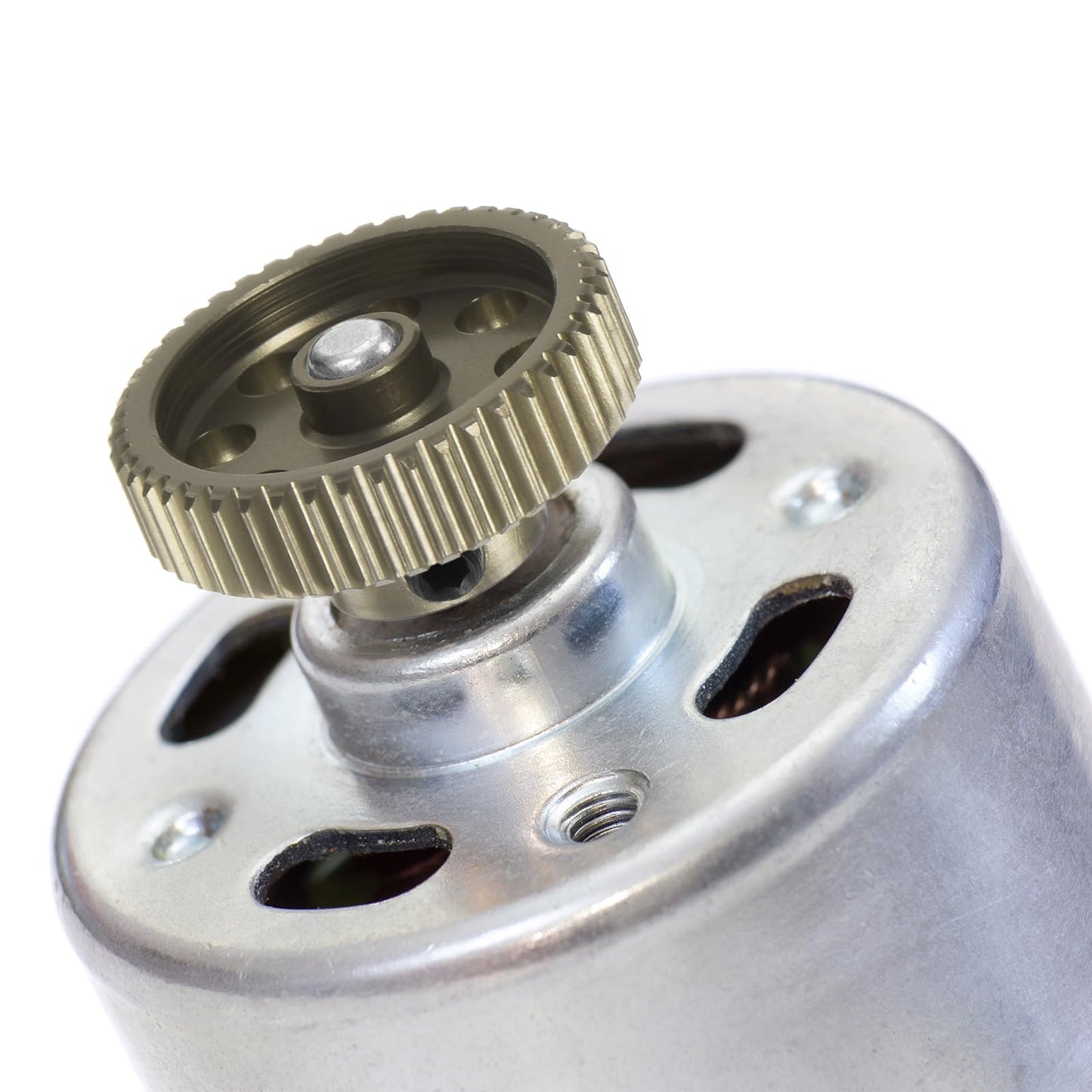 uxcell 64P Pinion Gear Set 3.175mm (1/8'') Shaft 46T 47T 48T 49T 50T Aluminum Alloy Motor Gears with Step for 1/10 RC Car (5pcs)