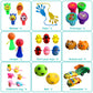 Party Favors For Kids, 64 Pcs Easter Small Toys Prizes Bulk, Easter Basket Goodie Bag Stuffers, Pinata Easter Egg Fillers, Treas