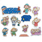 Chefan Felt Flannel Board Stories For Toddler, Five Little Monkeys Jumping On The Bed, Preschool Felt Activities, Flannel Graphi