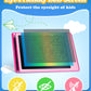 POPERFUN 2Pack LCD Writing Tablet for Kids, 8.5 Inch Doodle Board Drawing Pads Colorflu Reusable Toddler Girl Toys for Ages 3 4