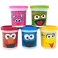 Sesame Street Modeling Dough, 5-Pack, 3oz Cans, Assorted Colors, Elmo, Cookie Monster, Big Bird, Oscar the Grouch, Abby Cadabby,
