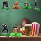 MZ.ogm Football Centerpieces for Table, Super Bowl Table Decorations, Party Birthday Decorations ,Football Theme/Superbowl 2022