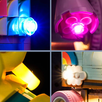 Brickbling Led Light Compatible With Lego Creator Retro Roller Skate, Creative Lighting Kit Compatible With Lego 31148-No Model Included