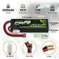 Ovonic 2S Lipo Battery 50C 5200Mah 7.4V Lipo Battery With Deans Connector For Car Truck Boat Vehicles