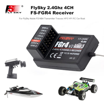 GoolRC Flysky FS-FGr4 V2 Receiver 2.4Ghz 4CH AFHDS3 Receiver for Flysky Noble FS-NB4 Transmitter