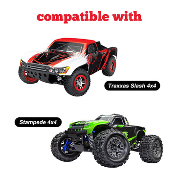 HobbyPark Aluminum Front Shock Tower for Traxxas 1/10 Slash 4x4 Hop Up Parts Replacement of 6839 Blue