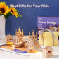 Rolife 3D Wooden Puzzles Diy London Tower Bridge Craft Model Kits For Adults To Build Birthday Gfit For Friends And Family