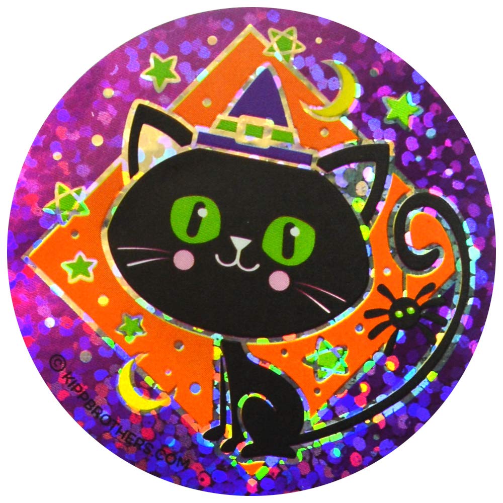 Assorted Halloween Sparkle Sticker Sheet Pack - 102 Stickers