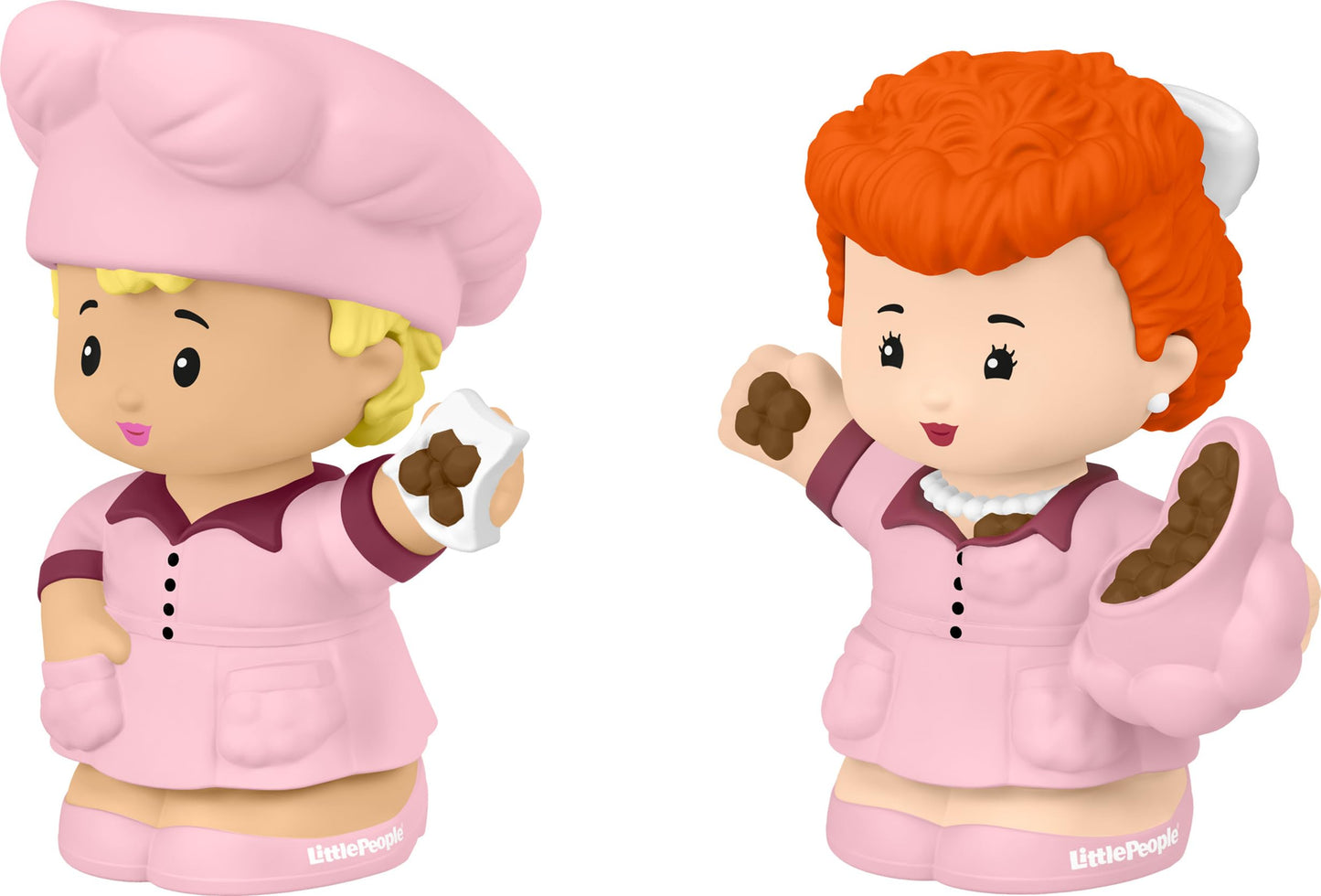 Little People Collector I Love Lucy Tv Show Special Edition Set For Adults & Fans, Lucy & Ethel Figures In A Display Box