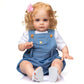 24 Inch Reborn Baby Doll Clothes Denim Outfits For 22-24 Inch Newborn Reborn Girl Dolls Matching Clothes……