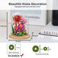 QARULUS Flower Bouquet Building Kit Flowers Botanical Collection DIY Plants Bonsai Tree Friends Sets mature-themed Building Blocks Set Christmas New Year Birthday Gift for Girls Mom Women Girlfriend(Roses)