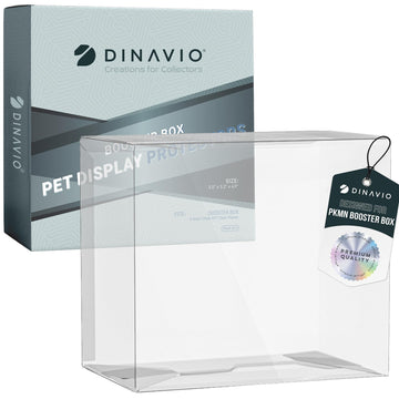Dinavio Crafthouse Pet Plastic Pkmn Booster Box Protector - Booster Box Case Display Protectors - Compatible With English Modern