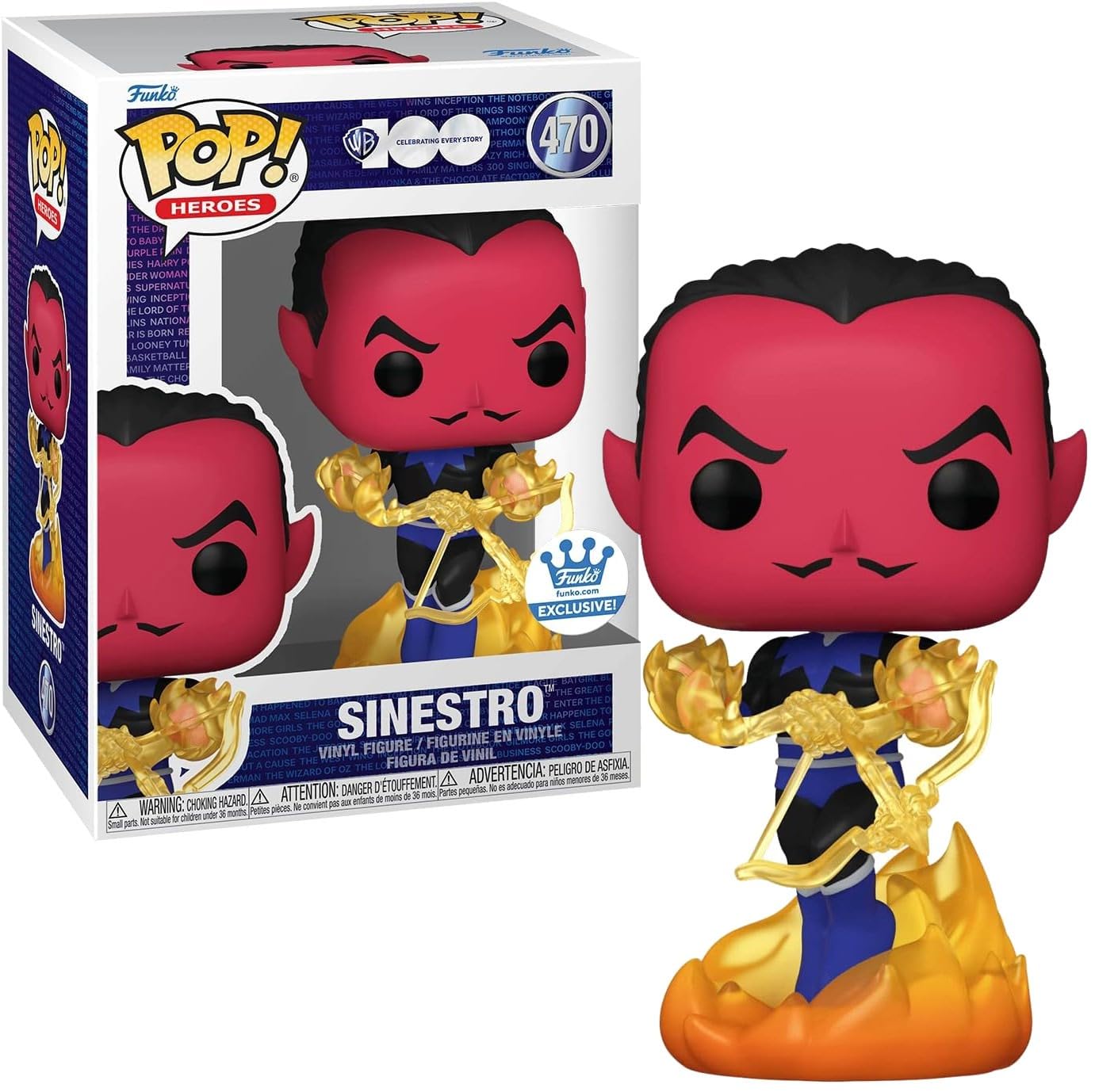 Funko Pop! Heroes: Wb 100Th Anniversary - Sinestro Shop Exclusive