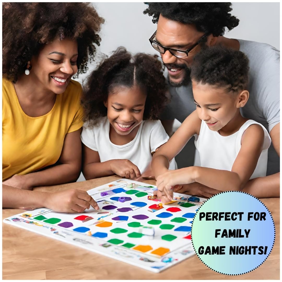 Madanar Blank Create Your Own Board Game Kit Diy 143 Piece Set - Perfect For School Projects: Player Pieces, Spinner, Playing Cards, Dice, Sand Timer, Pawns, Storage Box, And More - Fun For Family