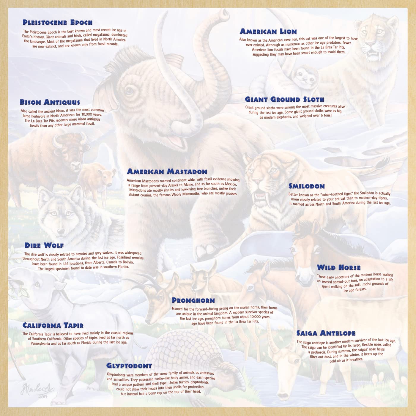 MasterPieces 48 Piece Fun Facts Jigsaw Puzzle for Kids - Ice Age Friends Wood Puzzle - 12x12