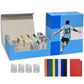 Wtvidas Soccer Card Deck Box For Trading Cards With 4 Supporters,1800+ Tcg Card Storage Box Case With 10 Colorful Dividers,Water