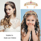 Velscrun Birthday Girl Crown, Birthday Sash For Girls, Tiaras For Girls, Princess Crown Tiara For Girls, Metal, Happy Birthday A