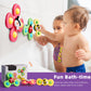 Likee Strong Suction Cup Fidget Spinnerz Sensory Bath Toys For Baby 12 18 Months Airplane Car Travel Table & Window Toys For 1 2 Years Old Toddler Boys And Girls (Insect-1)