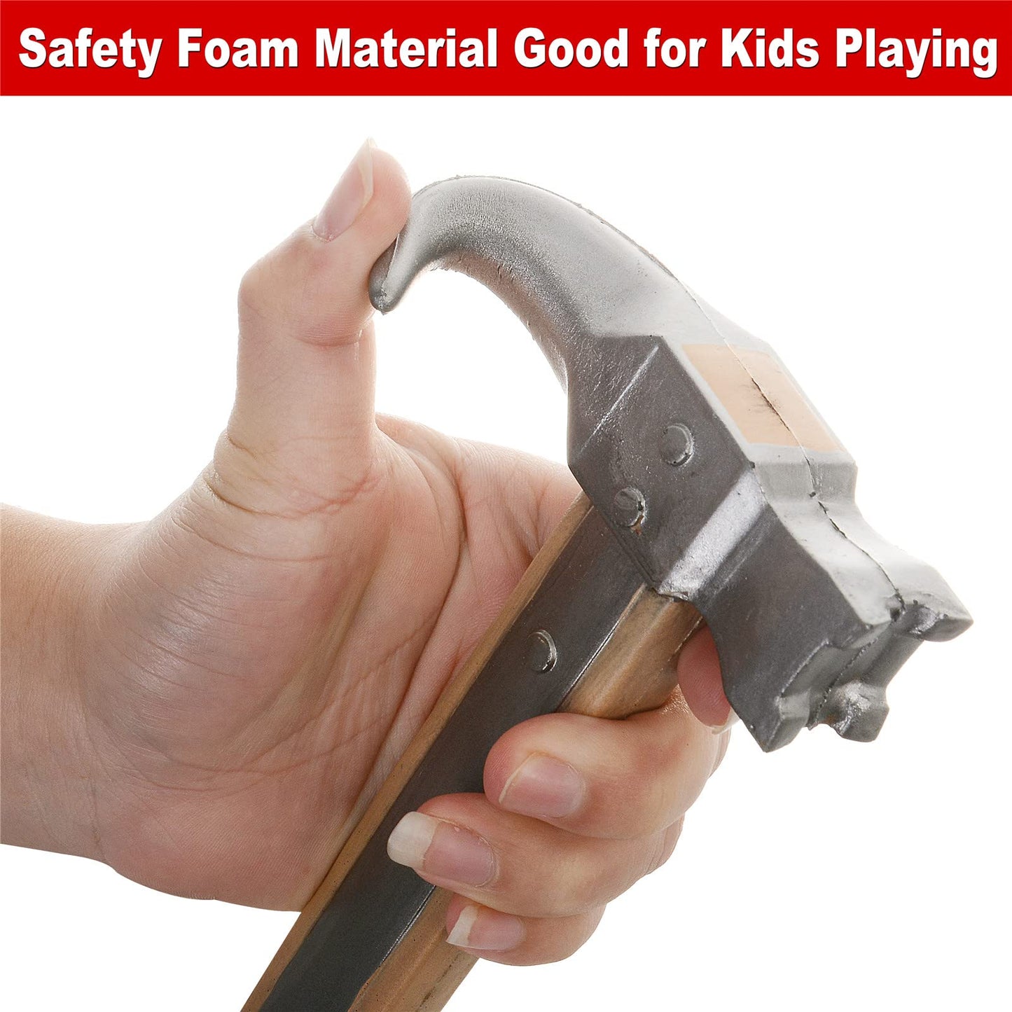 PARTYGEARS Powerful Foam Hammer for Kids  Fun Safety Foam Toy  Specially Designed for Children with Safety  and Knight Toys