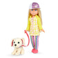 Glitter Girls - 14-Inch Doll & Pet - Blue Eyes & Blonde Hair-Plush Golden Retriever Pup - 3 Years + - Lora & Cleo