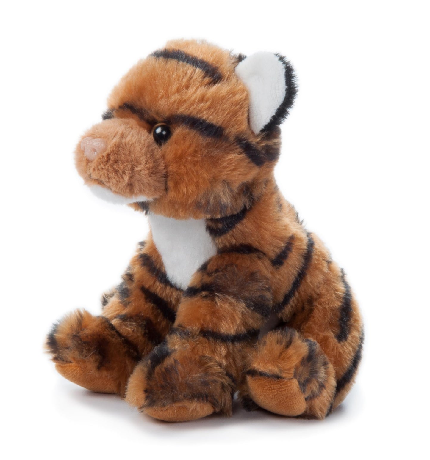 The Petting Zoo Tiger Stuffed Animal Plushie, Gifts For Kids, Wild Onez Babiez Zoo Animals, Orange Tiger Plush Toy 6 Inches