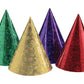 Creative Converting Prismatic Paper Party Hats, One Size, Colors May Vary