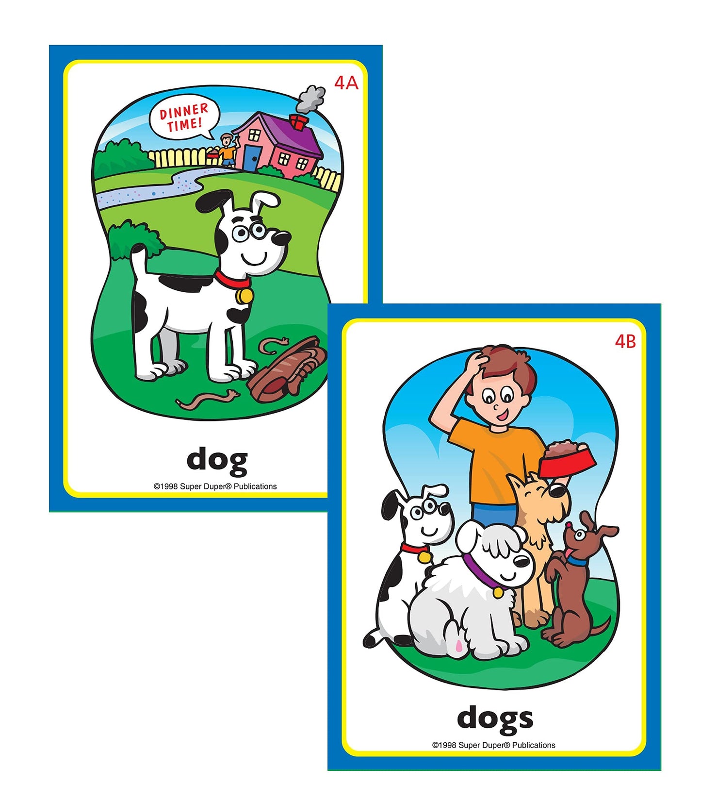 Super Duper Publications Plurals Fun Deck Flash Cards - Educational Learning Resource for Children - Medium Size
