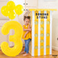 Katchon, Big, Yellow 3 Balloon Number - 40 Inch | Yellow Three Balloon For 3 Year Old Balloons Birthday | 3Rd Birthday Decorations For Boys | 3 Birthday Balloon, Honey Bee Birthday Party Decorations