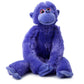 The Petting Zoo Monkey Stuffed Animals, Plush Toys For Girls And Boys, Rainbow Of Colors-20 Inches (Purple)