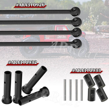 ARRCat for Arrma 1/5 KRATON 8S BLX,Outcast 8S BLX Upgrade Parts,4PCS Front Rear Drive Shaft CVD Hop-up for 1/5 Arrma Outcast/KRA
