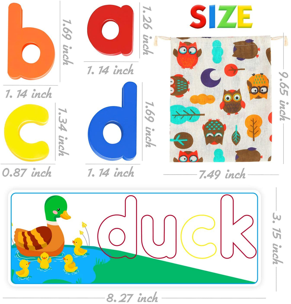 Sack of Letters Vocabulary Kids