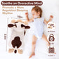 gnomantic Cow Weighted Stuffed Animal - 22" 4.5 lbs Plush Toy, Brown Cotton Plush Pillow for Kids & Adults