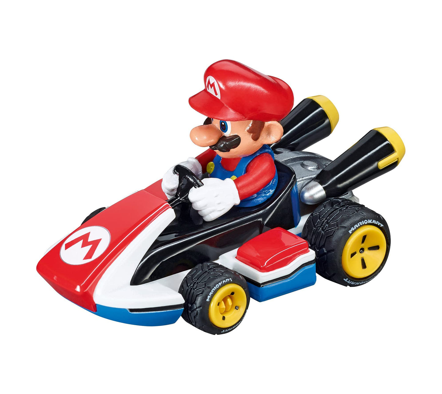 Carrera 64033 Mario Kart - Mario 1:43 Scale Analog Slot Car Vehicle for GO Electric and Battery Slot Car Racing Track Sets
