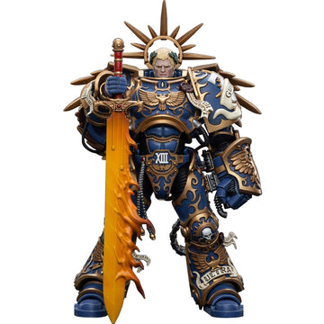 Joytoy Warhammer 40K Ultramarines, Ultramarines Primarch Roboute Guilliman 1/18 Action Figure Model, Dedicated To You Who Love C