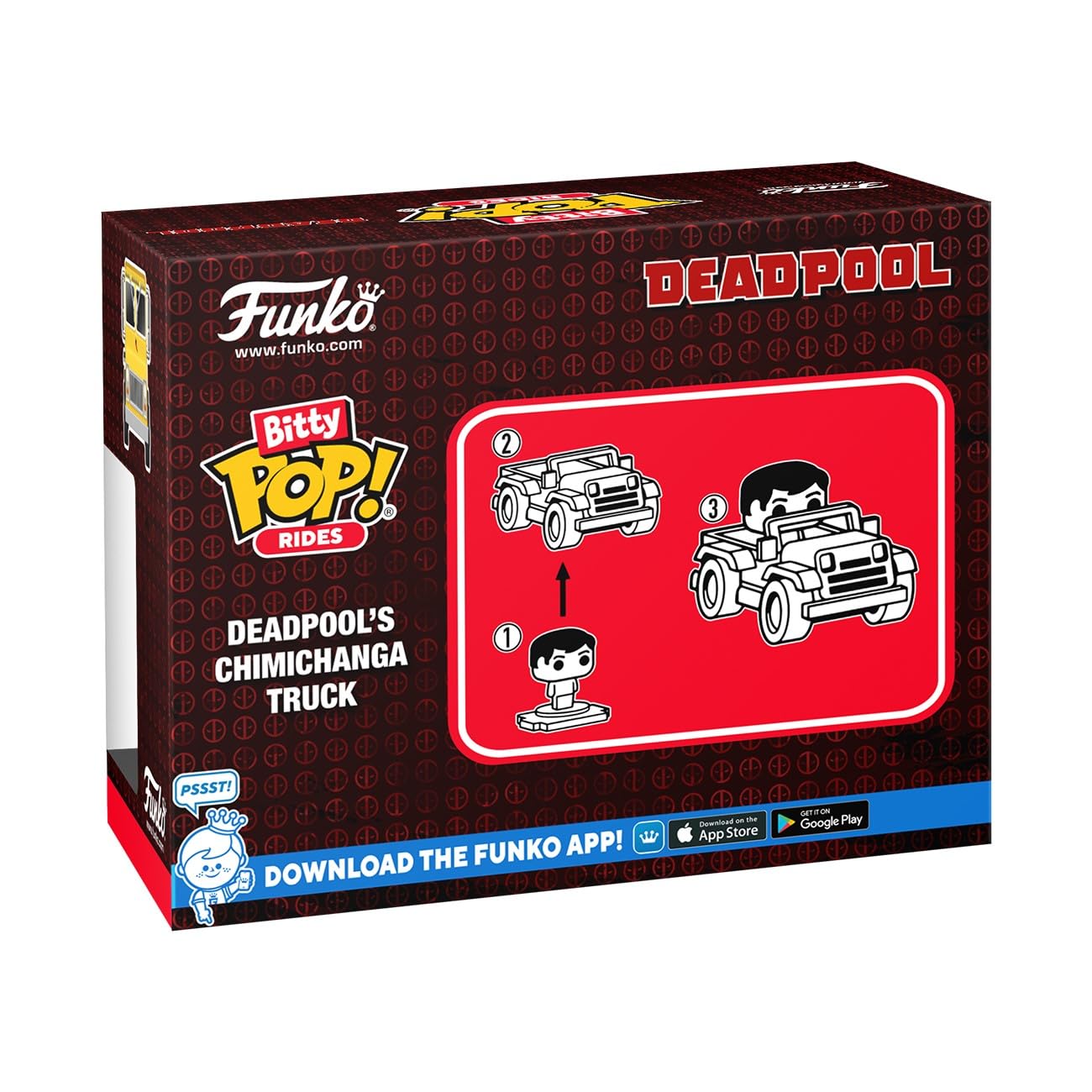 Funko Pop! Bitty Ride: Marvel - Deadpool With Chimichanga Truck