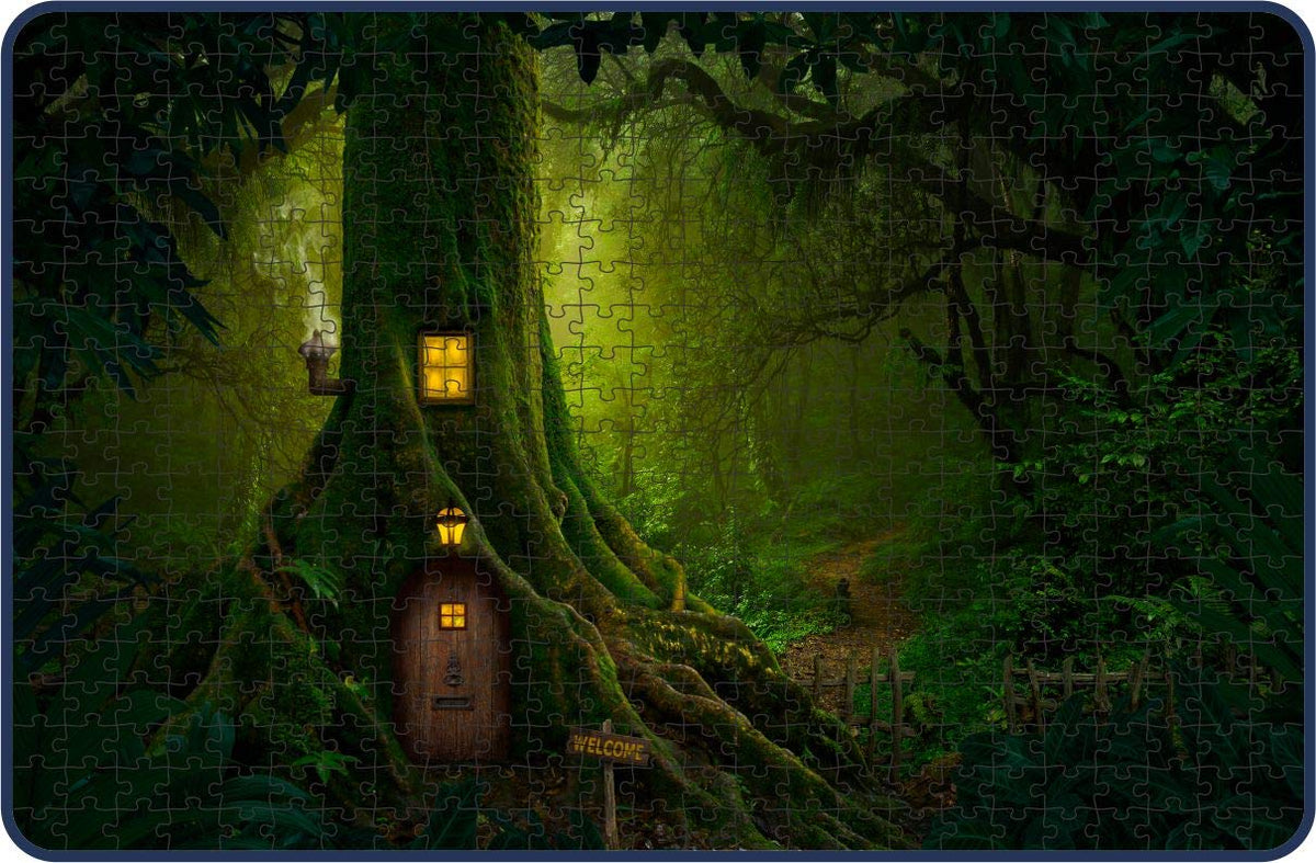 Webby The Mystery Tree House Wooden Jigsaw Puzzle for Kid, 500 Pieces